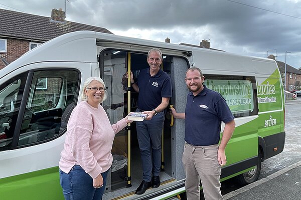 Clare and Martin mobile library