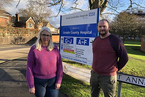 Clare & Martin at A&E