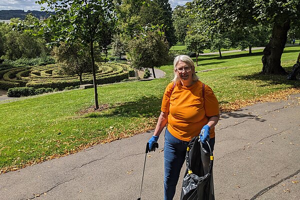 Clare Smalley Litter Picking